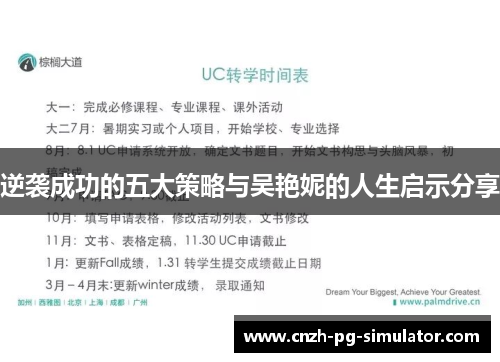 逆袭成功的五大策略与吴艳妮的人生启示分享